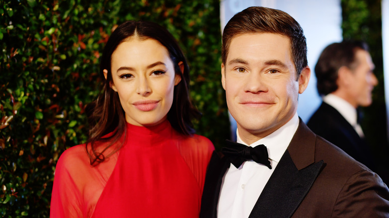 Adam Devine and Chloe Bridges