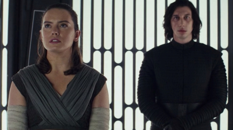 Last Jedi Rey and Kylo