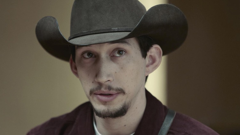 Adam Driver in cowboy hat