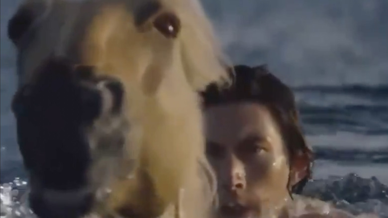 Adam Driver and horse Burberry commercial