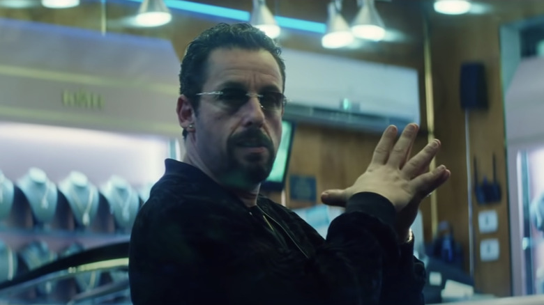 Adam Sandler acting in Uncut Gems