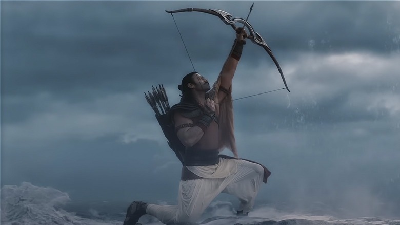 Lord Ram firing arrow