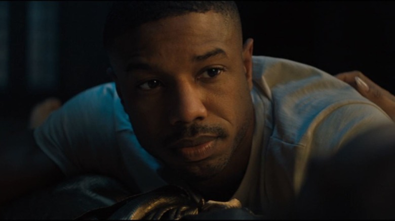 Michael B. Jordan as Adonis Creed smiling