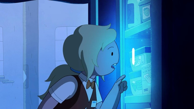 Fionna uses a vending machine