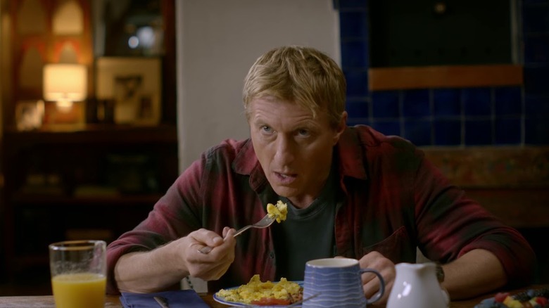 Johnny Lawrence Eating