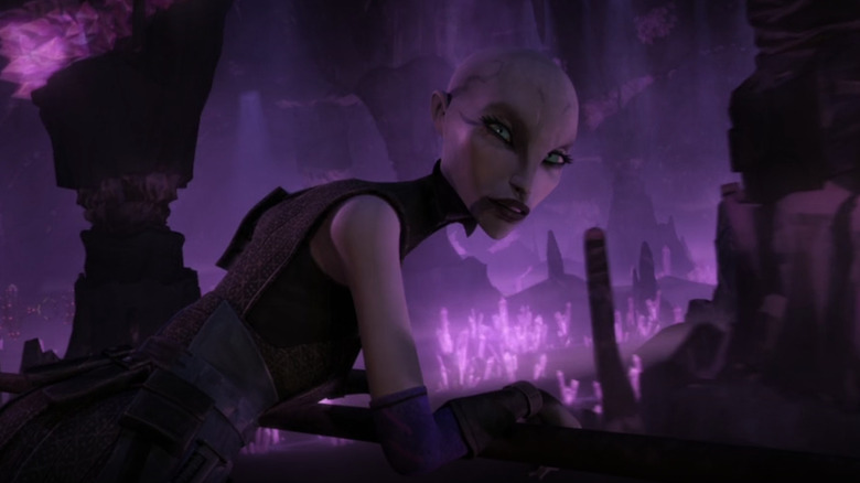 Asajj Ventress searches for a new liofe