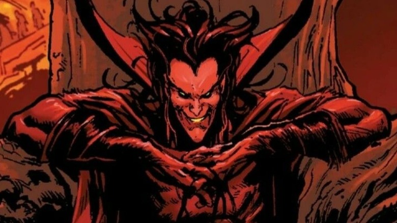 Mephisto red clothes and face