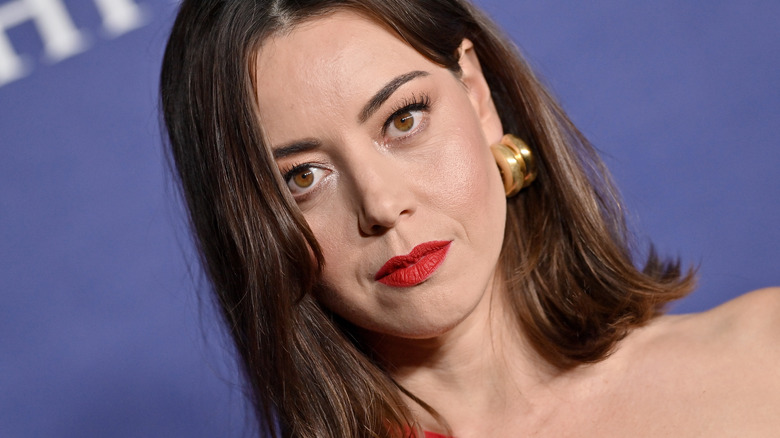 Aubrey Plaza posing