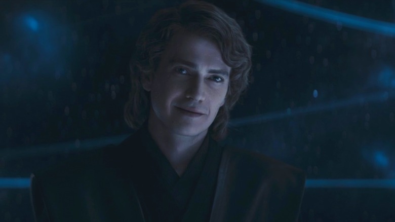 Anakin Skywalker smirking