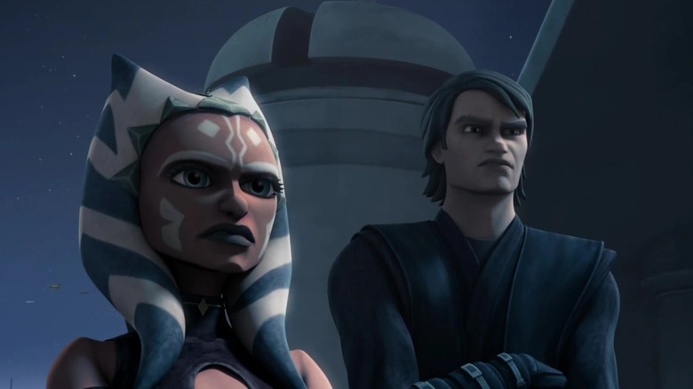 Ahsoka and Anakin mad