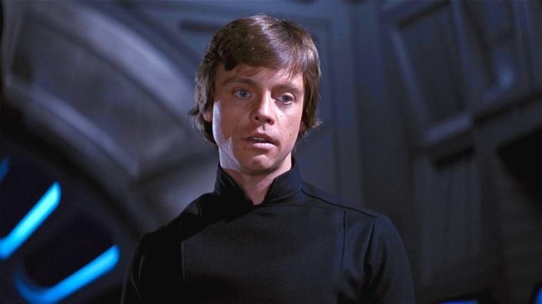 Luke Skywalker dressed in black