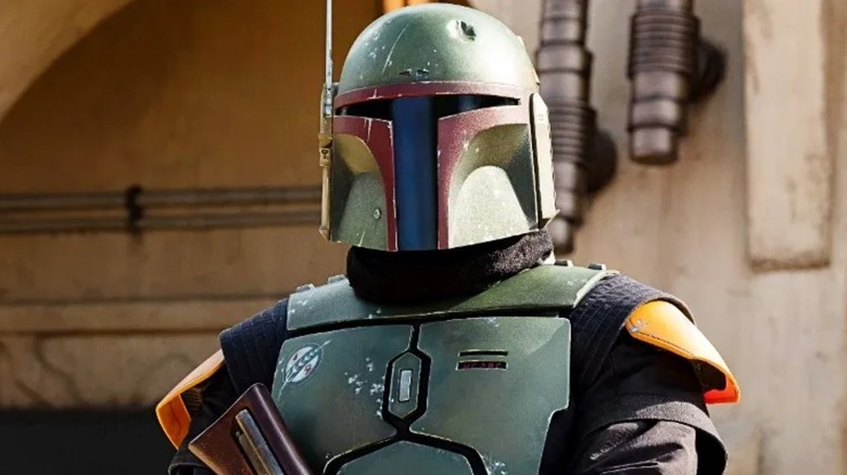 Boba Fett wearing his armor