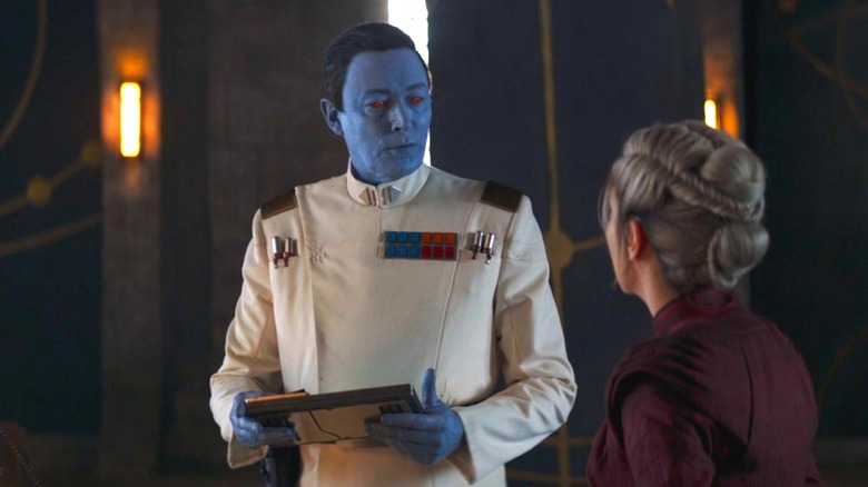 Thrawn speaks with Morgan Elsbeth