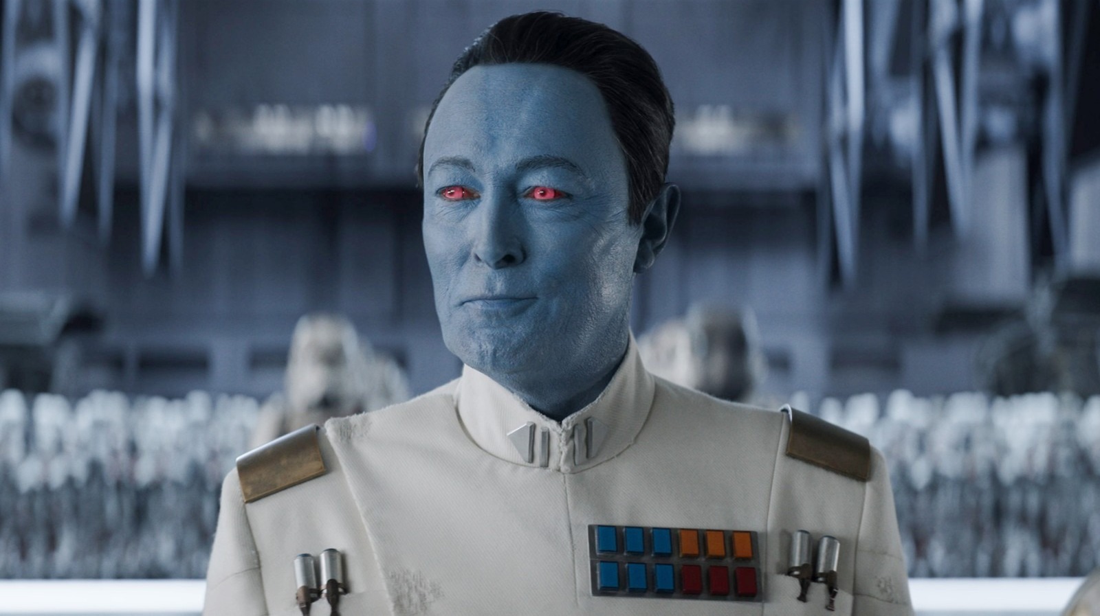 Ahsoka Fans Think Thrawn Looks Like A Blue Elon Musk & We Can't Unsee It