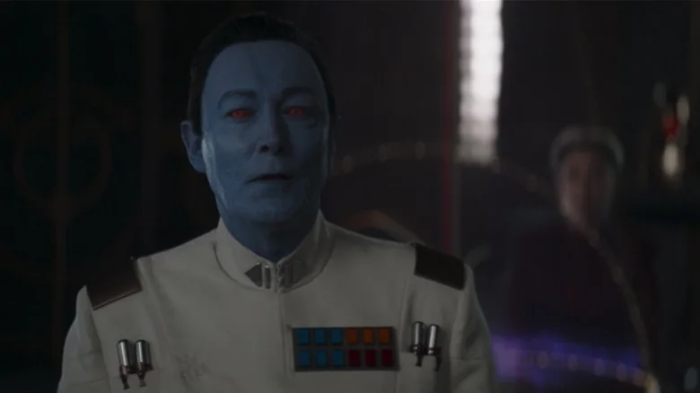 Ahsoka Fans Think Thrawn Looks Like A Blue Elon Musk & We Can't Unsee It