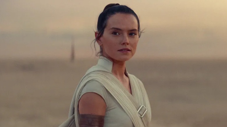 Rey Skywalker smirking