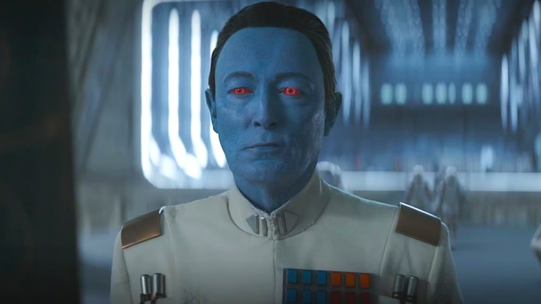 Grand Admiral Thrawn smirking