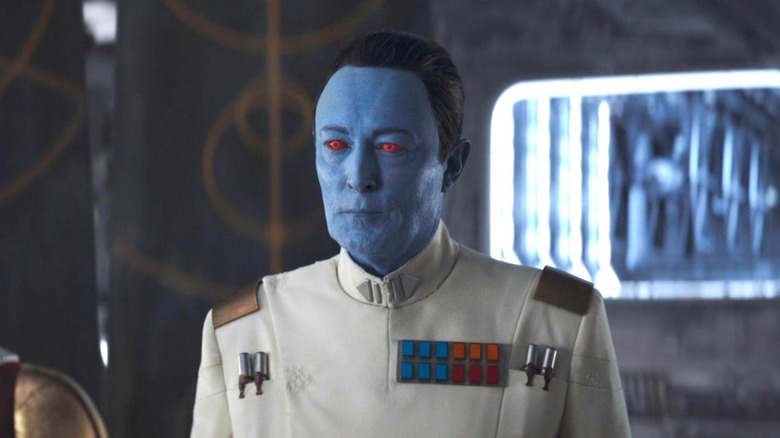 Thrawn stares at Morgan Elsbeth