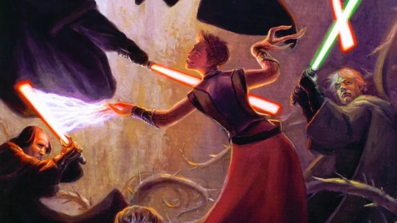 Abeloth fights Jedi and Sith