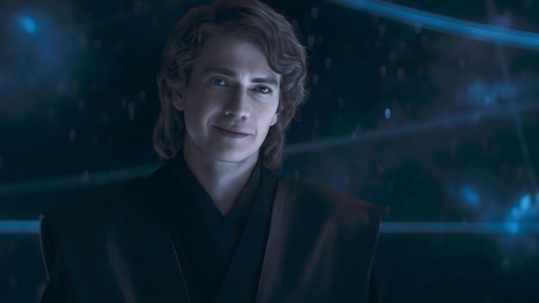 Anakin Skywalker smiling 