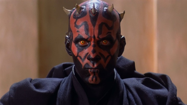 Darth Maul looking serious