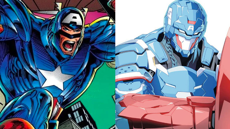 Captain America armors in comics