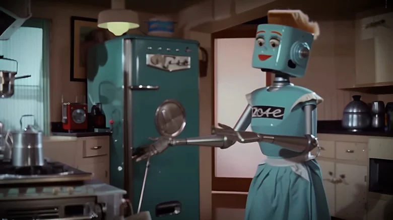 ai reimagines the jetsons as a live-action 1950s series & it's perfect