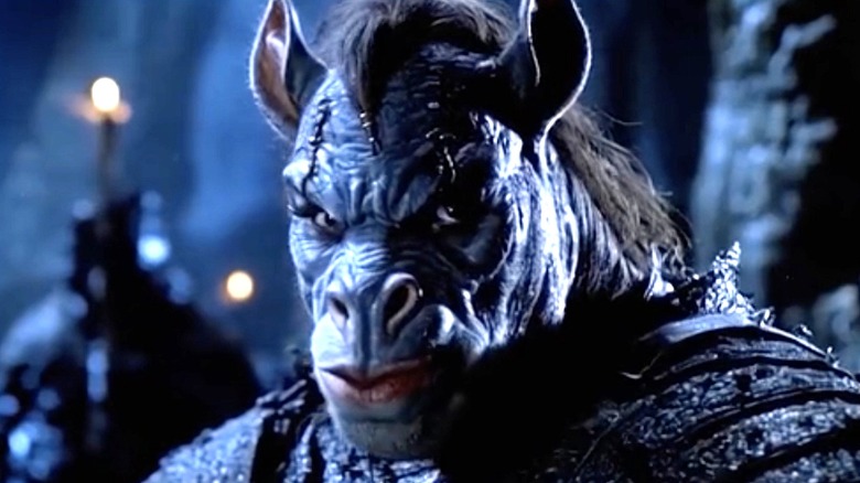 Donkey in 80s style dark fantasy