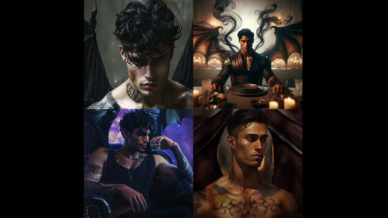 Azriel collage of AI images