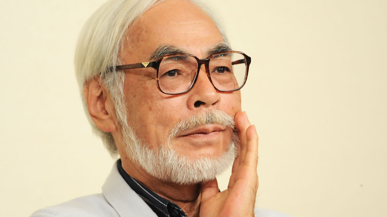 Hayao Miyazaki looks shocked