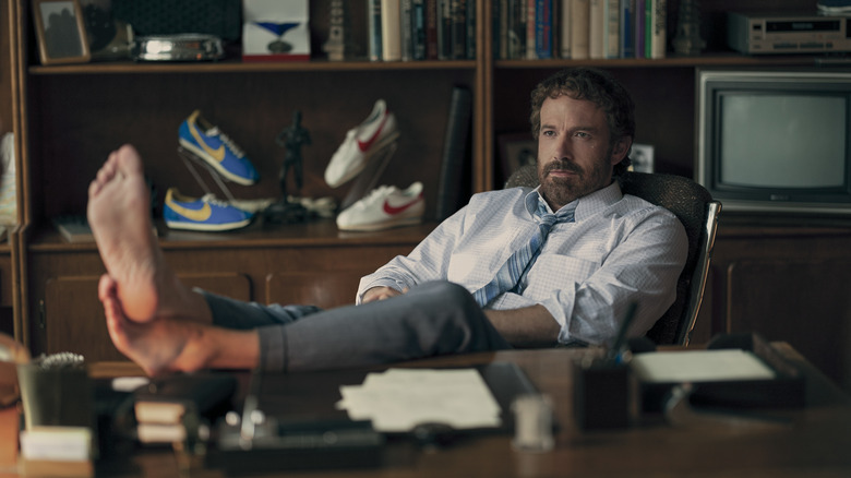 Ben Affleck with feet on desk