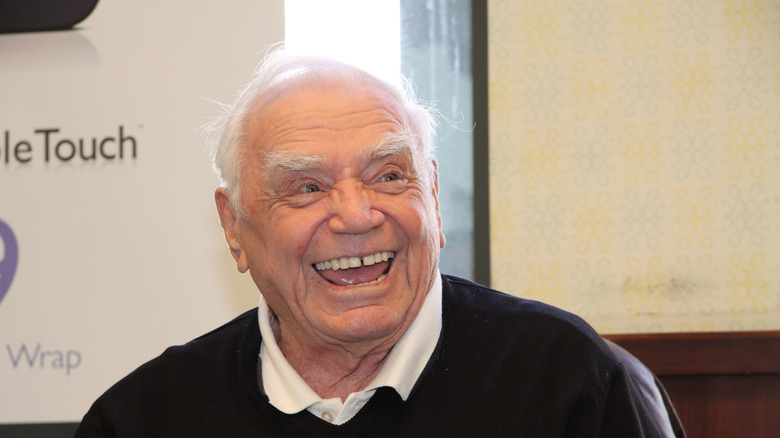 Ernest Borgnine smiling