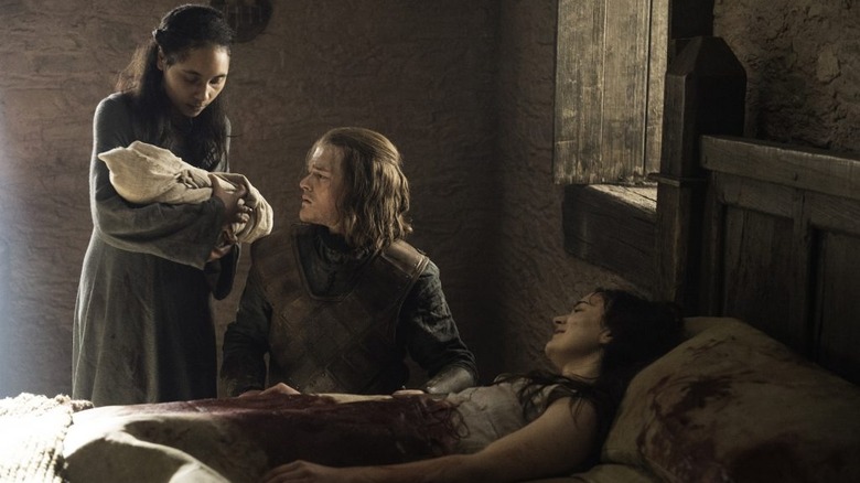 Lyanna Stark giving birth to Jon