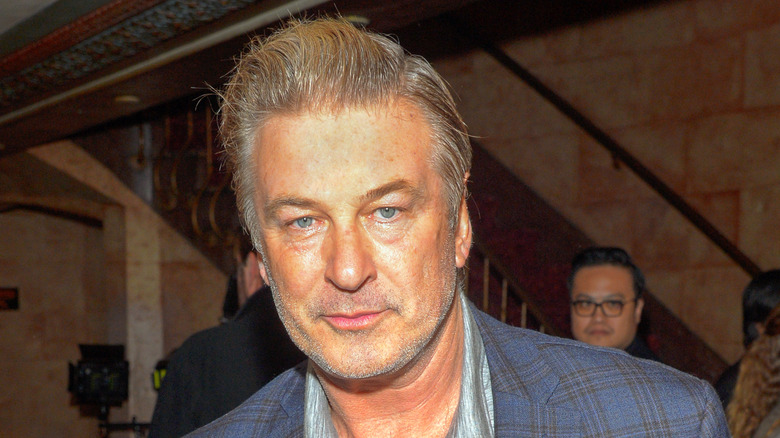 Alec Baldwin blue suit