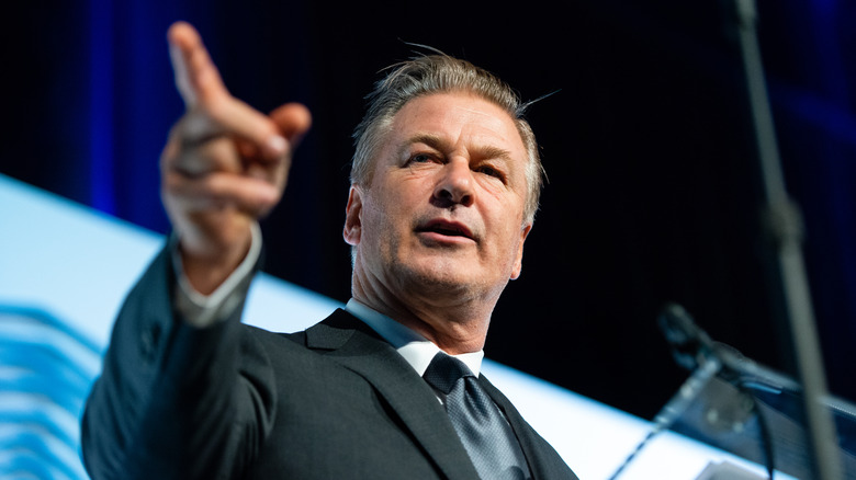 Alec Baldwin pointing a finger