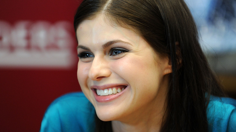 Daddario at a book signing event