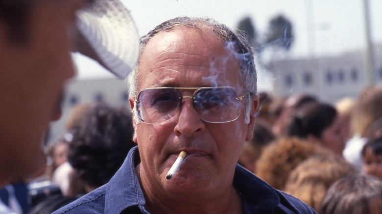 Vic Tayback smoking cigarette