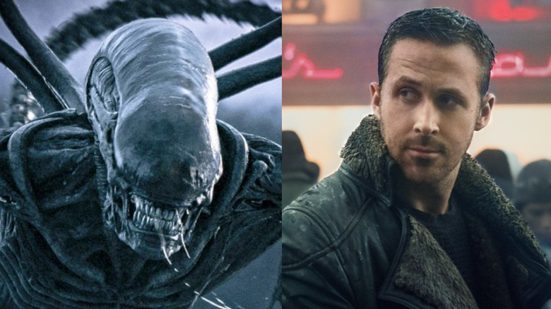 Alien in Alien: Covenant and Ryan Gosling in Blade Runner 2049