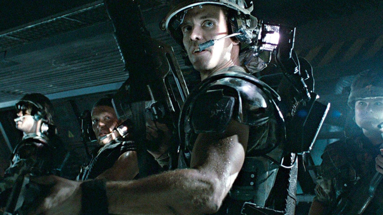 Hicks and the marines in Aliens