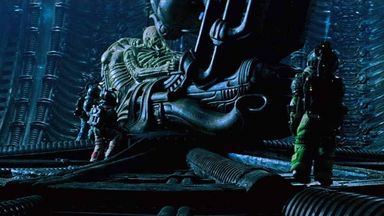 H.R. Giger's original space jockey ship