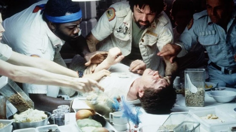 Alien Chestburster scene