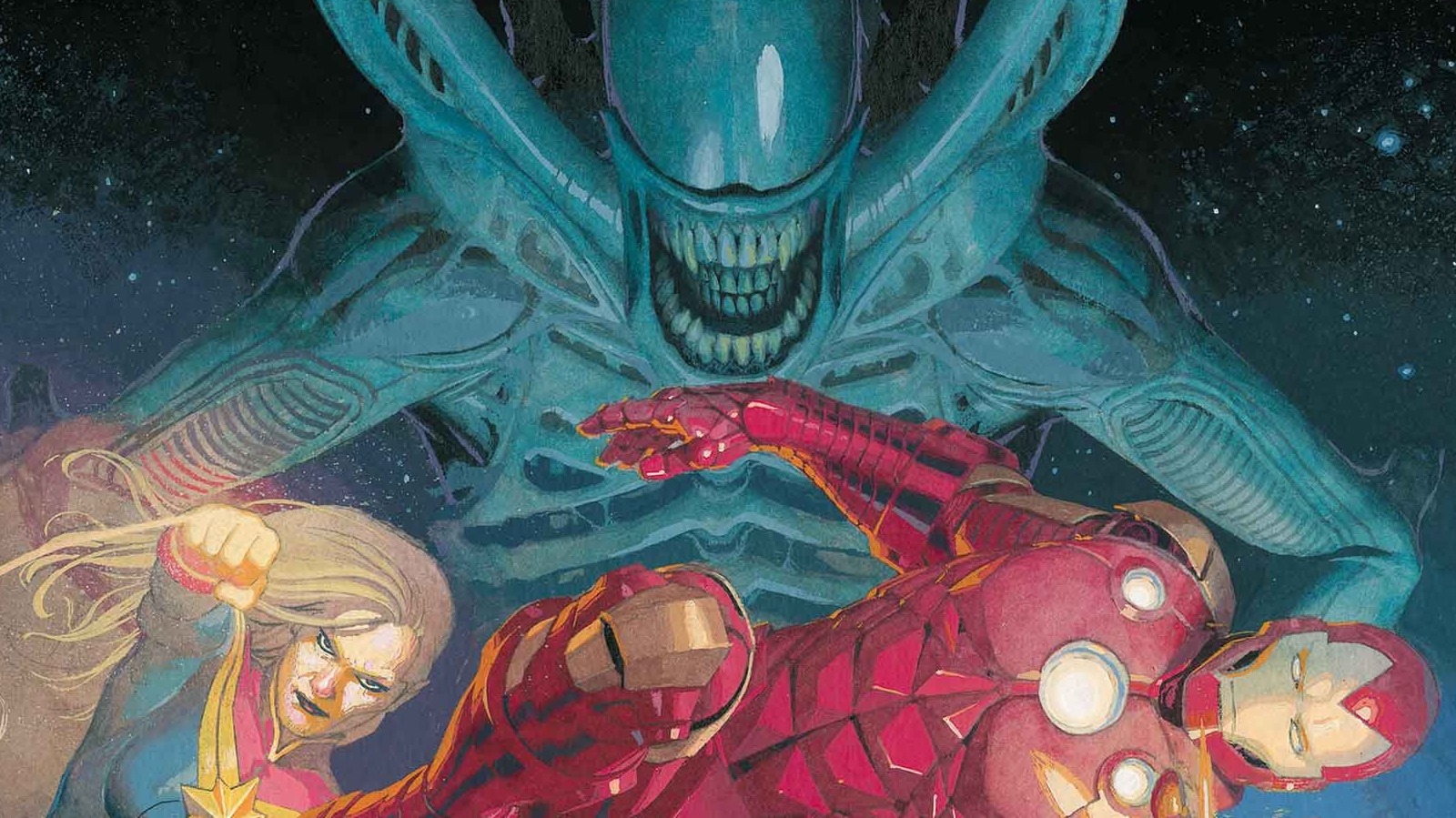 Aliens Vs. Avengers Preview Pits Xenomorphs Against One Of Marvel's Biggest Heroes (EXCLUSIVE)