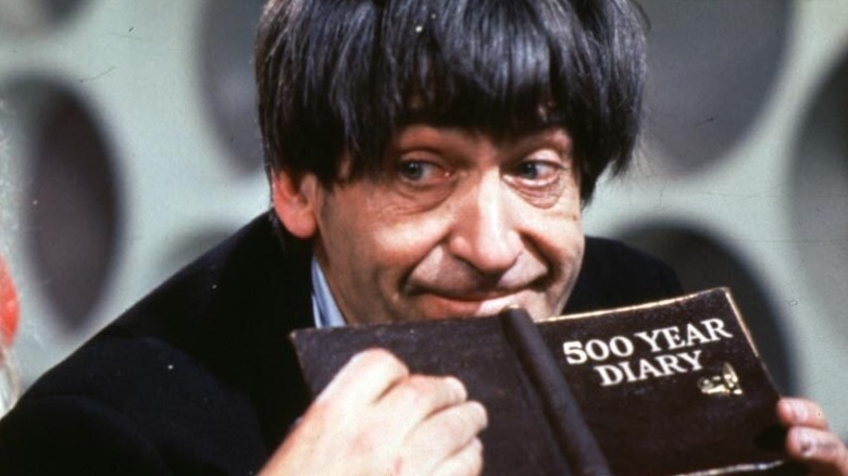 The second doctor holds 500 year diary