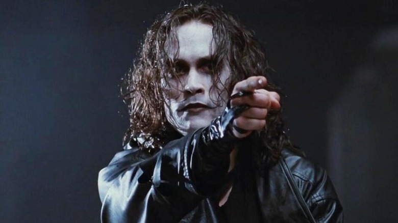 Eric Draven pointing a finger