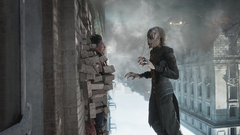 Doctor Strange Ebony Maw brick wall