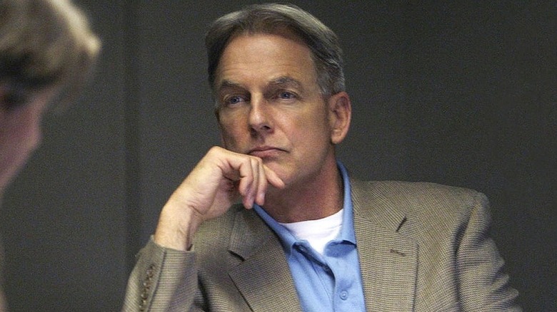 Leroy Jethro Gibbs in an interrogation on NCIS