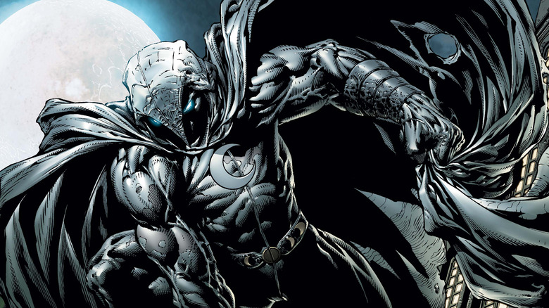 Moon Knight under full moon