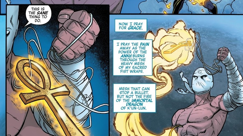 Moon Knight steals Iron Fist's power