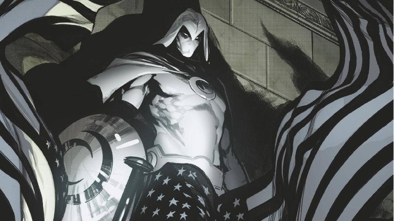 Moon Knight, Captain America shield