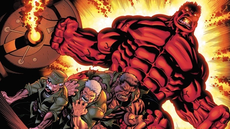 General Thunderbolt Ross turning into Red Hulk